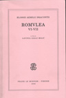 BLOSSII AEMILII DRACONTII ROMULEA VI-VII