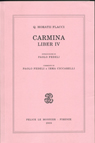 Q. HORATII FLACCI CARMINA LIBER IV
