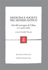 MEDICINA E SOCIETA' NEL MONDO ANTICO