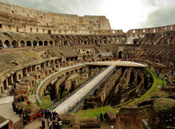 L'interno del Colosseo